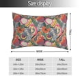 thumbnail image 2 of Pofeuu Tropical Fruit Print Polyester Microfiber Plush Pillowcases, Super Soft and Cozy Pillow Case Covers with Envelop Closure（Pillow core not included）-14"x20", 2 of 6