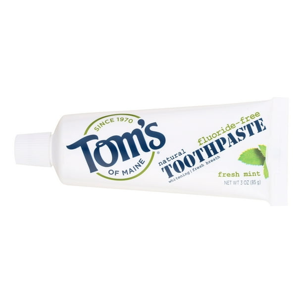Tom's of Maine Travel Natural Toothpaste Fresh Mint, FluorideFree
