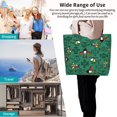 thumbnail image 6 of Wukai Cartoon Air Transportation Print Reusable Grocery Bag Shopping Bags Shopping Handle Bag Suitable for Outdoor Convenient Daily Bag, 6 of 7