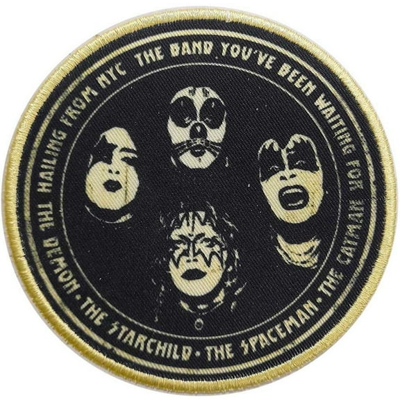 Kiss Hailing from NYC - Licensed Image Woven Sew Iron On Patch