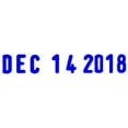 thumbnail image 2 of Small Date Stamp with Blue Ink, 2 of 2