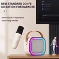 thumbnail image 3 of Karaoke Wireless Portable Bluetooth Speaker With Microphone Machine Mini Lamp Caixa De Som Sound Box Music Small Blootooth Mp3, 3 of 9
