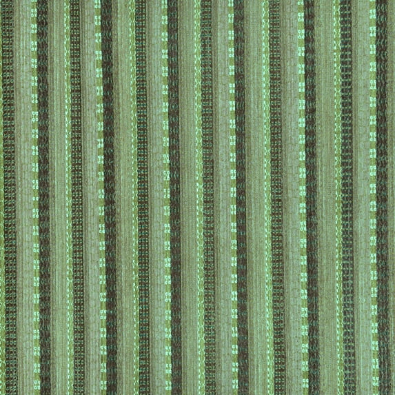 Ahgly Company Machine Washable Indoor Square Oriental Turquoise Blue Modern Area Rugs, 6' Square