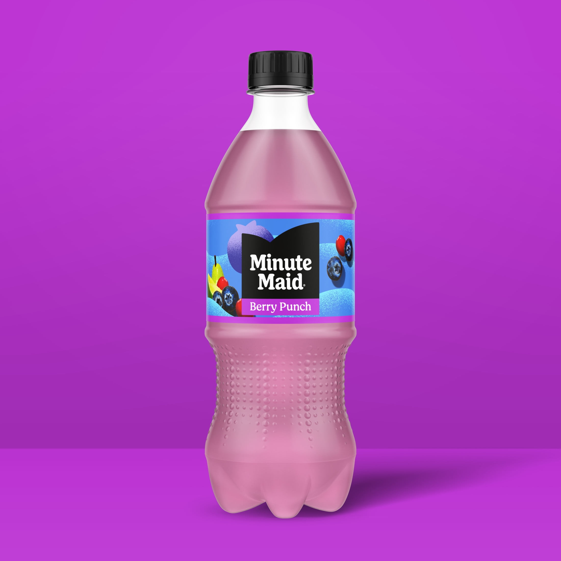 (6 pack) Minute Maid Berry Punch Juice Drink Bottle, 20 fl oz