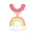 thumbnail image 1 of Cepillo de dientes en forma de U - para niños, bueno para la salud dental de los niños, rosa, 2-6 años (niños), 1 of 1