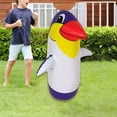thumbnail image 3 of Blow Up Penguin Wear-resistant PVC Cartoon Shape Kids Swing Penguin Blow Up Toy 3D Punch Bag Holiday Gift, 3 of 7