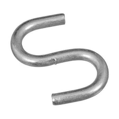 

0.75 in. Steel Open S Zinc Plated Hook - Pack of 8