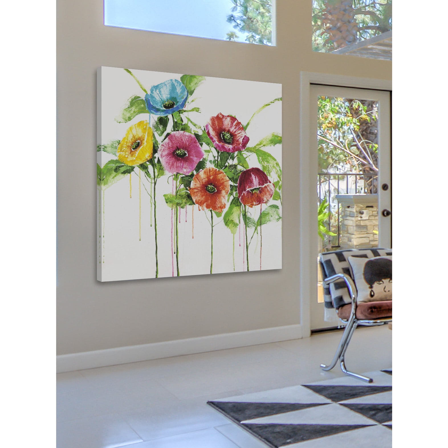 Marmont Hill - "Pop of Color I" by Julie Joy Painting Print on Wrapped Canvas