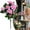 Watermelon Red, variant on Artificial Azalea Bouquet, Each Bouquet Contains 7 Stems, Lifelike Plastic Flowers, Handheld Floral Arrangement, Suitable For Weddings, Bridesmaids, Home Decor, And Table Centerpieces