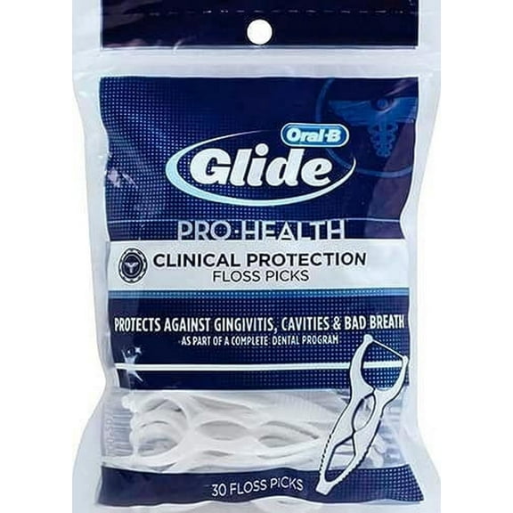 Oral-B Glide Gum Care Floss Picks, Multi, Unflavored, 30 Count