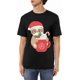 thumbnail image 1 of A Santa Sloth Hugging A Hot Chocolate Men's Cotton T-Shirts Casual Basic Crew Neck Tshirts Short Sleeve Tee Shirts,, 1 of 6