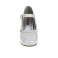 thumbnail image 4 of Josmo Big Kids Girls Dress Shoes, White Patent, 6, 4 of 6