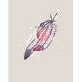 thumbnail image 2 of Gango Home Decor Vertical Eagle feather I & II by Incado (Ready to Hang); Two 11x14in Hand-Stretched Canvases, 2 of 5