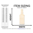 thumbnail image 2 of Unfinished Whisky Bottle Shape | DIY Craft Cutout 16" / 1/8", 2 of 3