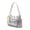 Silver, variant on NCY kawaii ita bag, Clear Pin Display Window & Insert, Large Nylon Crossbody Messenger Tote for Anime Conventions & Concerts | Anime