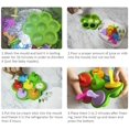 thumbnail image 4 of Moule à Glace Pop à 7 Cavités avec des Bâtons en Plastique Colorés, 4 of 7