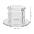 thumbnail image 2 of FOMIYES Collier Perroquet Anti-Morsure en Plastique Transparent pour Usage Domestique Design Léger, 2 of 8