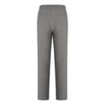 thumbnail image 6 of LLYwey Workout Pants For Women Elastic Waist Women Fashion Solid Pocket Zipper Casual Sports Sweatpants Full Length Pants Capris Yoga Pants With Pockets Long Pant Style H1610 Gray S, 6 of 7
