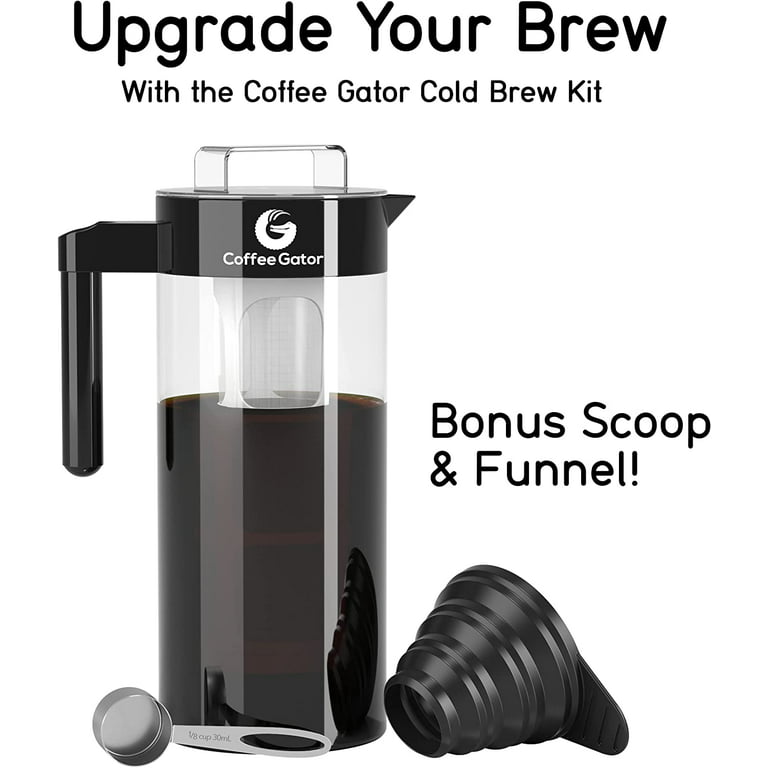 Coffee Gator French Press Coffee Maker- Insulated, Stainless Steel