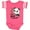 Football Pink and White, variant on Inktastic My Yaya Loves Me- Cute Panda Boys or Girls Baby Bodysuit