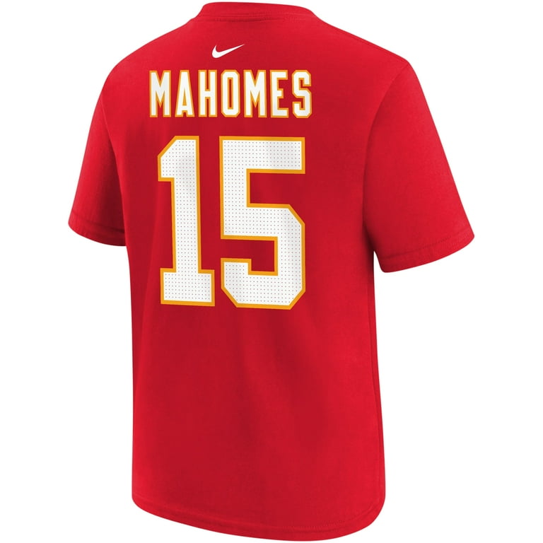 Youth Nike Patrick Mahomes Red Kansas City Chiefs Player Name