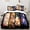 King-102"x90", variant on Colorful Anime Hero Themed Bedding Set, Soft Microfiber Duvet Cover for Bedroom Decor