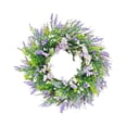 thumbnail image 2 of Suministros de decoración de guirnaldas de guirnaldas de flores de flores artificiales de 17.72 pulgadas Corona de bienvenida colgando para la ventana, 2 of 8