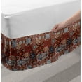 thumbnail image 2 of Victorian Bed Skirt, Classic Victorian Floral Motives and Mandala Pattern, Elastic Bedskirt Dust Ruffle Wrap Around for Bedding Decor, 4 Sizes, Multicolor, by Ambesonne, 2 of 2
