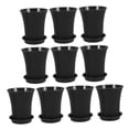 thumbnail image 6 of MLINS  10 Pcs Planters with Drainage Holes Tray Pots Indoor Succulent, 6 of 8