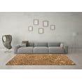 thumbnail image 3 of Ahgly Company Indoor Rectangle Abstract Brown Modern Area Rugs, 2' x 5', 3 of 4