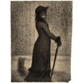 thumbnail image 2 of Une elegante - Woman Strolling Poster Print by  Georges Seurat  (11 x 14), 2 of 2