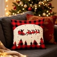 thumbnail image 4 of Christmas Pillow Covers 18x18 Inches Festive Throw Pillow Case Seasonal Winter Holiday Cushion Cover Soft Indoor Home Decor For Sofa Bedroom, 4 of 7
