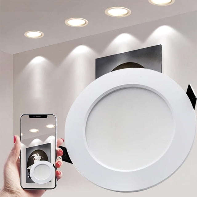 Iluminación empotrada LED de tejado Luces de fijación para , Luz blanca de 6 vatios Salvador Foco de techo