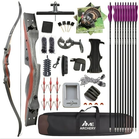 AMEYXGS Bergil 62 Hunting Recurve Bow 50 lbs