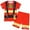 d-Watermelon Red1766, variant on FAOWME Child Boys Outfit Sets For Home Casual Comfortable Short Sleeve Tshirts Tops And Shorts Combo For Ages 3 8 Clothes Sets Versatile O-Neck Dailywear