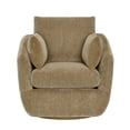 thumbnail image 5 of Beautiful Louisa Swivel Chair by Drew Barrymore, Latte Fabric, 5 of 8