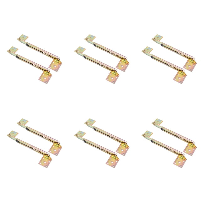 6 Pair Angle Lifting Rod Desk 10 Gear Adjusting Hinge Angle Hinge WITH Bracket