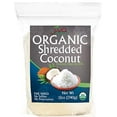 thumbnail image 1 of Organic Shredded Coconut Unsweetened 12Oz | Desiccated Flakes | Premium Full Fat | Gluten-Free, Non-Gmo, Keto Paleo Friendly For Baking | By Jiva Organics, 1 of 3