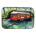 thumbnail image 1 of Carolines Treasures MW1278DDM Tapis de Séchage pour Vaisselle de Rue Rouge, 1 of 1