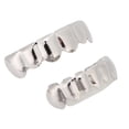 thumbnail image 1 of Hip Hop Shiny Teeth Decoration  Accessory Party Gift Rapper Style Teeth Grills Gold Teeth Decoration Silver Orthotics, 1 of 8