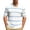 White, variant on Men's Jacquard Knit Golf Shirt Short Sleeve Johnny Collar Business Casual Striped Old Money Style Tops for Work to Weekend