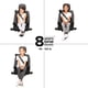 thumbnail image 2 of Diono Solana 2 XL 2022, Dual Latch Connectors, Lightweight Backless Belt-Positioning Car, 8 Years 1 Booster Seat, Black, 2 of 5