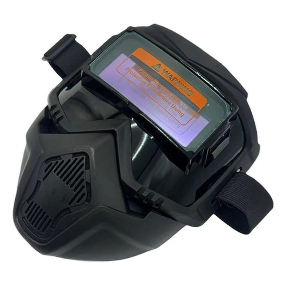 Cubierta de soldadura con oscurecimiento automático, capucha ligera para soldar, capucha protectora premium Estilo B