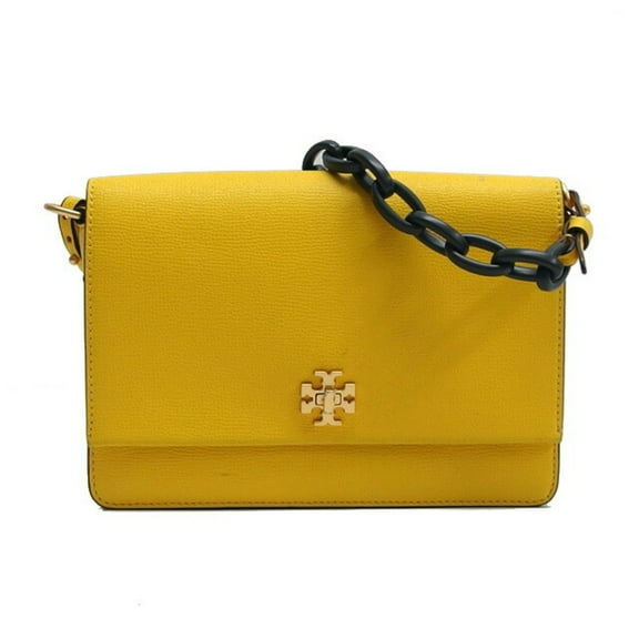 Pre-Owned Tory Burch Kira Chain Shoulder Bag Yellow (Good)