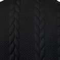 thumbnail image 6 of KIHOUT Men's Cable Knit Jacquard Polo Shirt, Stretch V-Neck Collar Short Sleeve Casual & Business Top, 6 of 7
