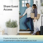 Yale Assure Lock 2, Black Suede, Smart Wi-Fi Keypad for Key-Free Entry, YRD430-WF1-BSP
