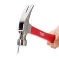 thumbnail image 6 of Hyper Tough 20 oz Steel Rip Claw Hammer with Fiberglass Handle, 6 of 17