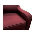 thumbnail image 4 of ACME Cleavon II Reversible Sectional Sofa & Ottoman w/2 Pillows, Red Linen, 4 of 5