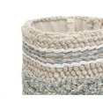 thumbnail image 4 of Pasargad Home Grandcanyon 12" Hand-Woven Cotton Basket in Beige/White, 4 of 4