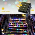 thumbnail image 2 of Epicgadget Solar Flexible Copper Wire String Lights, 16FT 50 LEDs Waterproof Super Bright Solar Lights with 8 Lighting Modes Decorative Lights for Outdoor Christmas Garden Wedding Tree (Multicolor), 2 of 7